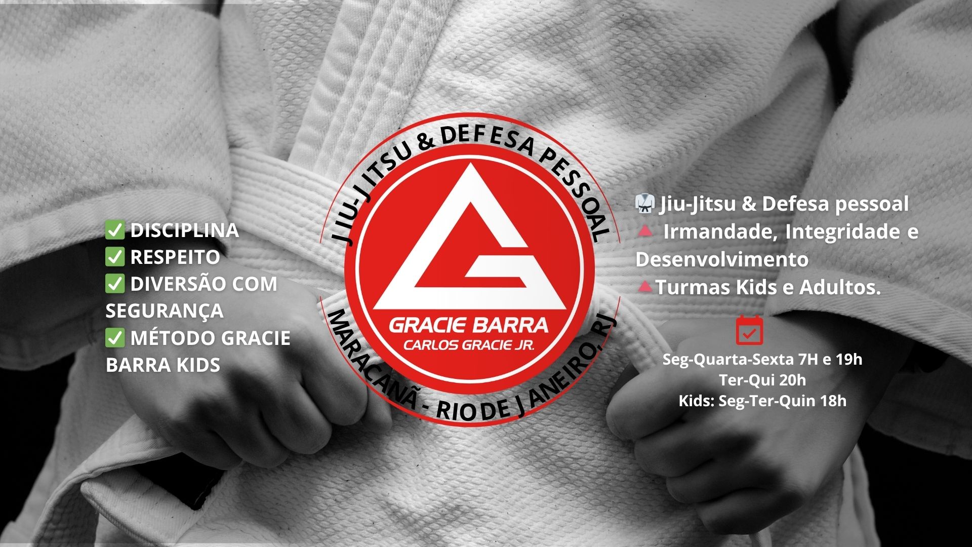 Jiu-jitsu em vila isabel RJ - gracie barra